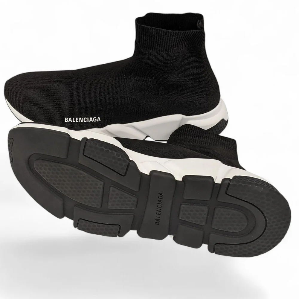 Balenciaga Men's Black Sock Sneakers - Picture 4 of 5